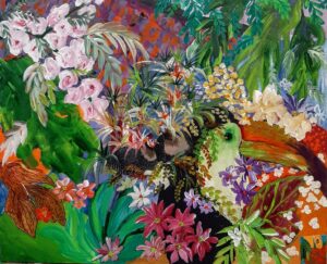 Namoro do galo na floresta